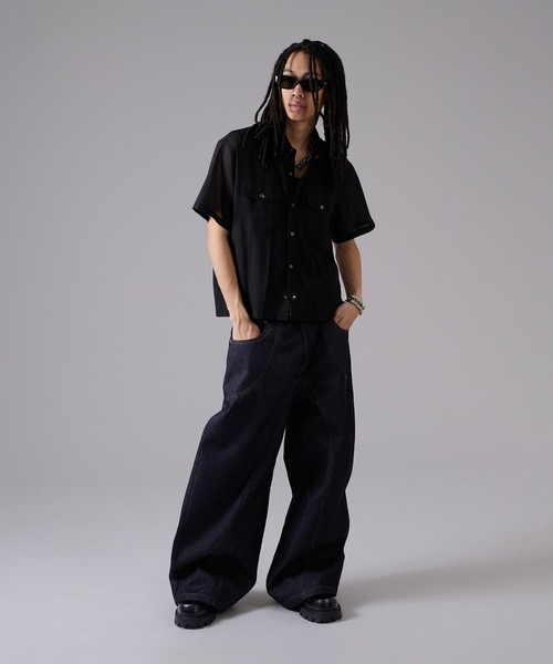 ANDER HUNK ジーンズ 13oz Rigid Curve Denim / 13オンス