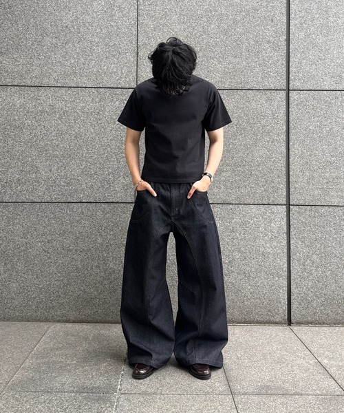 ANDER HUNK 13オンスリジットカーブデニム ブラック M 13oz Rigid Curve Denim / 13オンスリジットカーブデニム