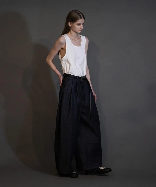 【25SS my beautiful landlet デニムセットアップ】 my beautiful landlet ジーンズ 「my landlet」 OPEND ANTIQUE
