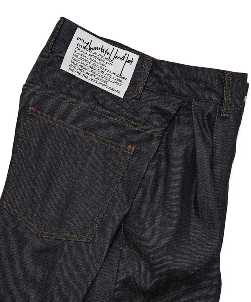 my beautiful landlet ジーンズ 「my landlet」12oz DENIM TUCK