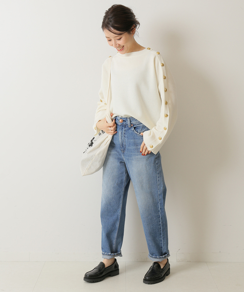 「Spick & Span」 長袖ニット FREE ホワイト レディース_画像2