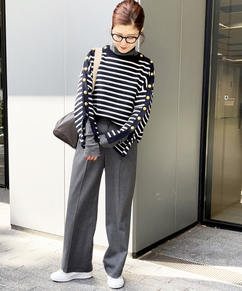 「Spick & Span」 長袖ニット FREE ホワイト レディース_画像8