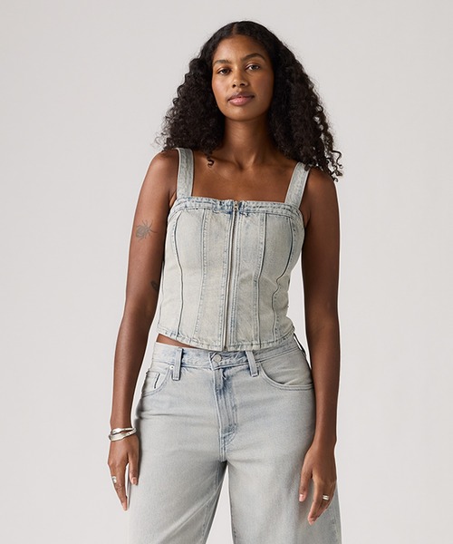 キャミソール Levi's/リーバイス スカルプドビスチェ
