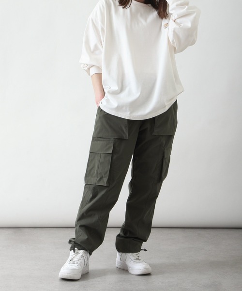 「ZIP FIVE」 長袖カットソー MEDIUM ホワイト レディース