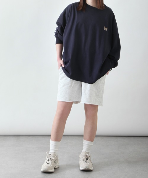 「ZIP FIVE」 長袖カットソー MEDIUM ホワイト レディース