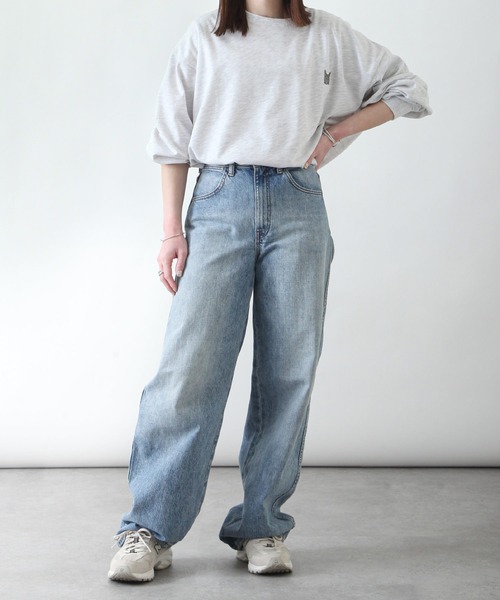 「ZIP FIVE」 長袖カットソー MEDIUM ホワイト レディース