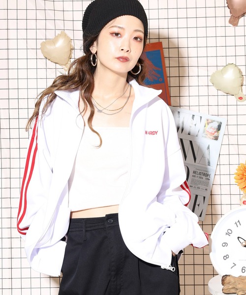 NERDY ジャージ ニューヨークトラックトップ レディース : ZOZOTOWN