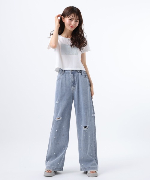 女の子　子供服　春夏　49点　まとめ売り　90 95 長袖　半袖　Tシャツ　秋冬 GLOBAL WORK（グローバルワーク） tシャツ アソートチビT半袖/AND YUA
