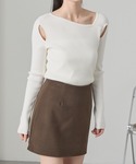 ニット セーター 「Cieluna」アシンメト...の詳細画像3