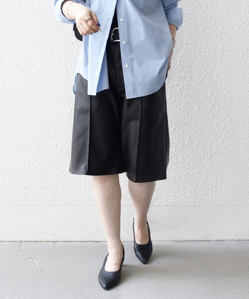 シップス エニィ（SHIPS any）/SHIPS any: センター ピンタックライン ハーフパンツ SHIPS any パンツ any: センター ピンタックライン ハーフパンツ