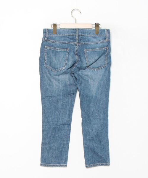 「NATURAL BEAUTY BASIC」 デニムクロップドパンツ M ブルー レディース