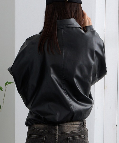 ADDITION STORE レザージャケット ライダース (トレンドのショート丈 ADDITION STORE レザージャケット ライダース (トレンドのショート丈