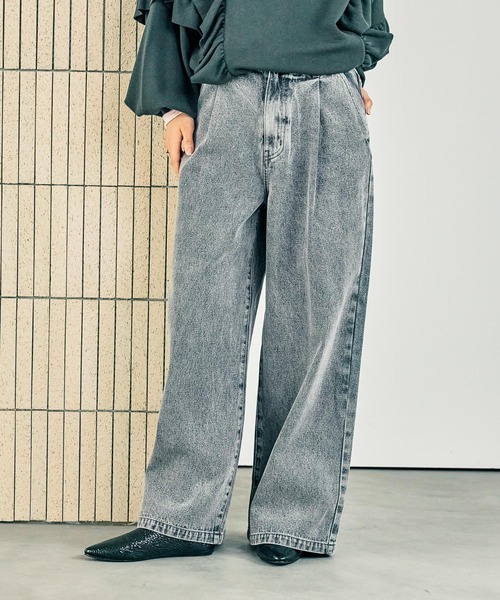 「LEPSIM」 デニムパンツ LARGE ブルー レディース