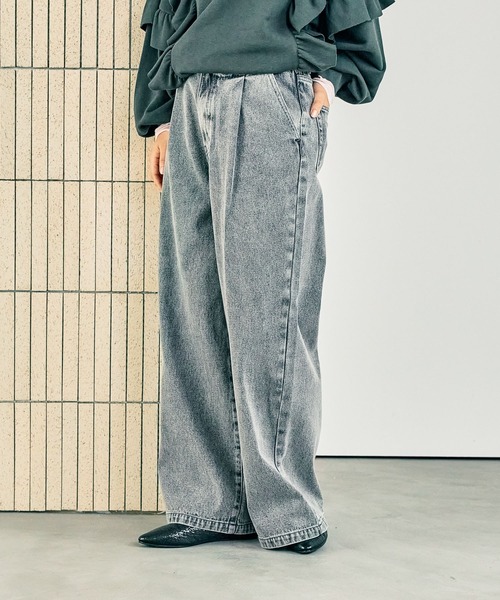 「LEPSIM」 デニムパンツ LARGE ブルー レディース