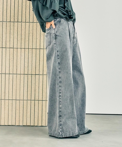 「LEPSIM」 デニムパンツ LARGE ブルー レディース