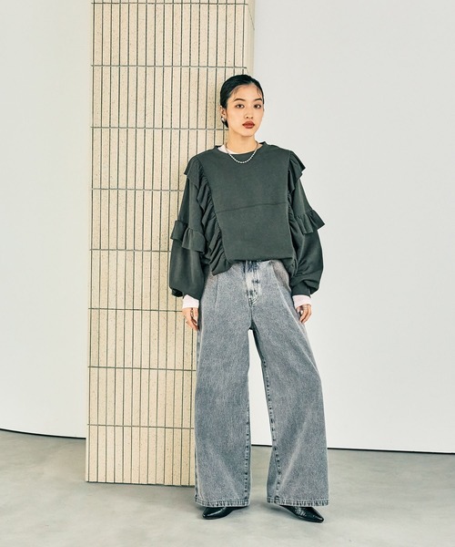 「LEPSIM」 デニムパンツ LARGE ブルー レディース