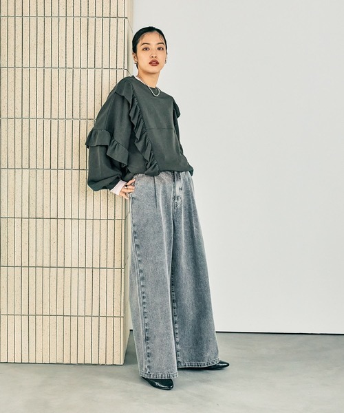 「LEPSIM」 デニムパンツ LARGE ブルー レディース