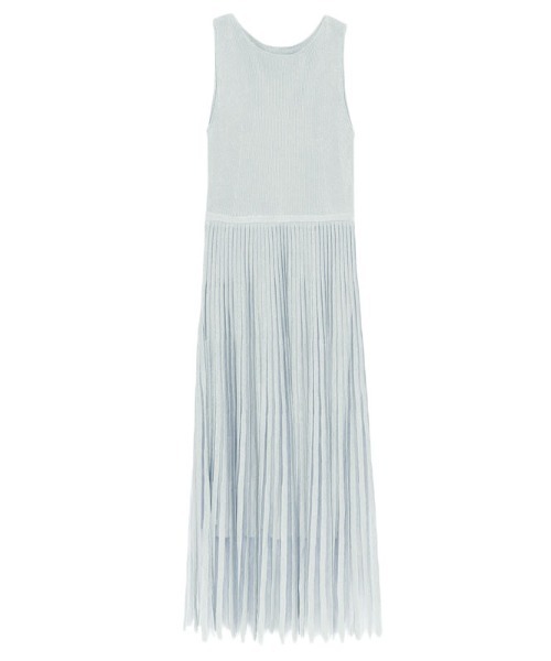 anuans（アニュアンス） ノースリーブワンピース FREE グレー