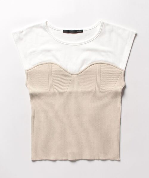 「Heather」 半袖カットソー FREE アイボリー レディース_画像2