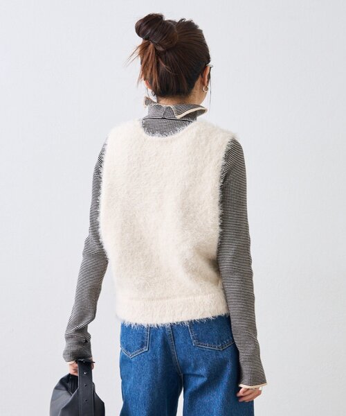 CIAOPANIC TYPY ベスト ジレ 「シーズンレスで活躍」ミックスフェザー