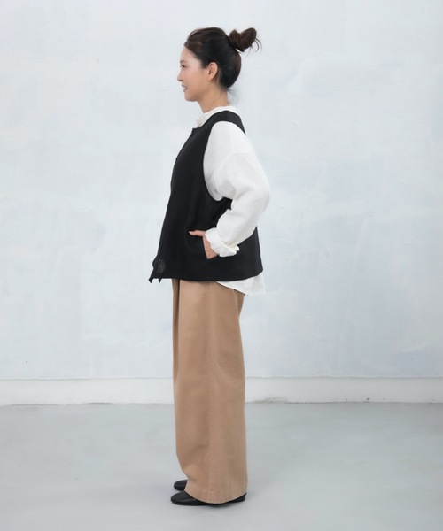 「COCO WALK」 ベスト FREE ナチュラル レディース_画像4