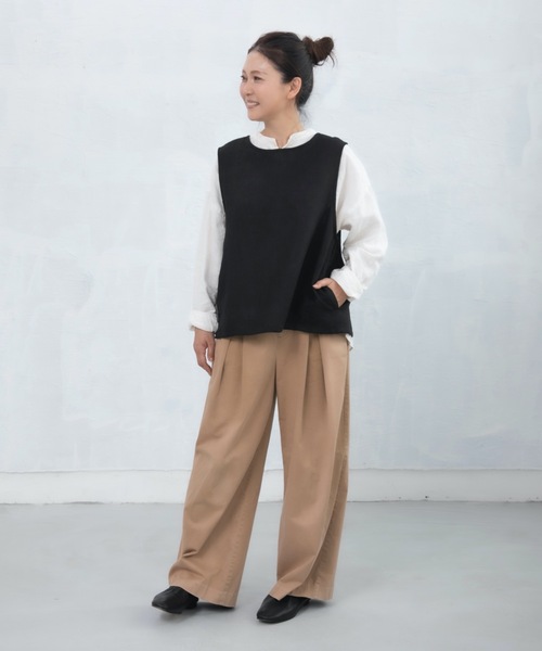 「COCO WALK」 ベスト FREE ナチュラル レディース_画像5