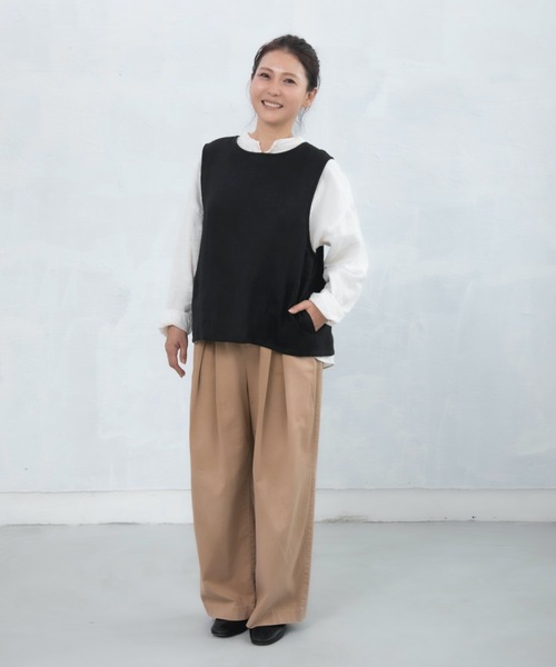 「COCO WALK」 ベスト FREE ナチュラル レディース_画像6