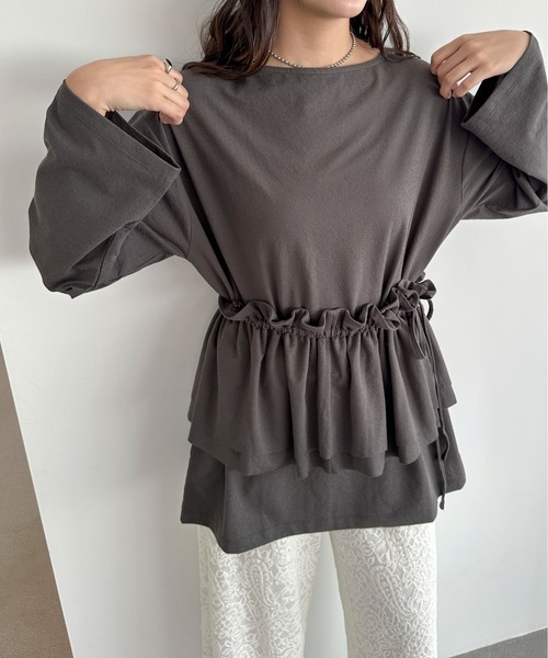 PILIT tシャツ マルチway ビスチェSETプルオーバー レディース