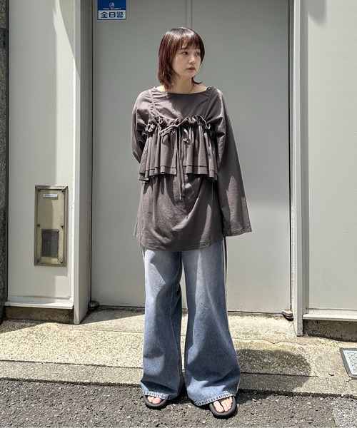 PILIT tシャツ マルチway ビスチェSETプルオーバー レディース