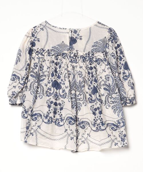 「DEVOTION」 半袖ブラウス S ネイビー レディース_画像2