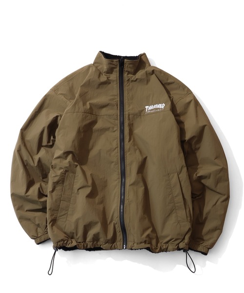 【てつゆうりんりー】THRASHERリバーシブルジャケット 中古・古着通販】THRASHER (スラッシャー) リバーシブルジャケット