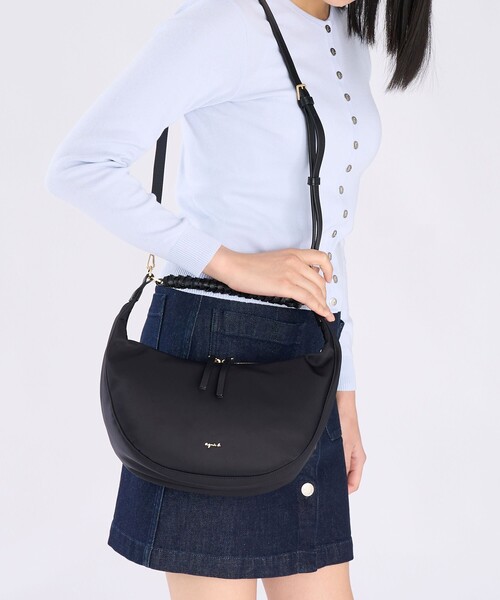 agnes b.（アニエスベー） ショルダーバッグ バッグ ナイロン 2way