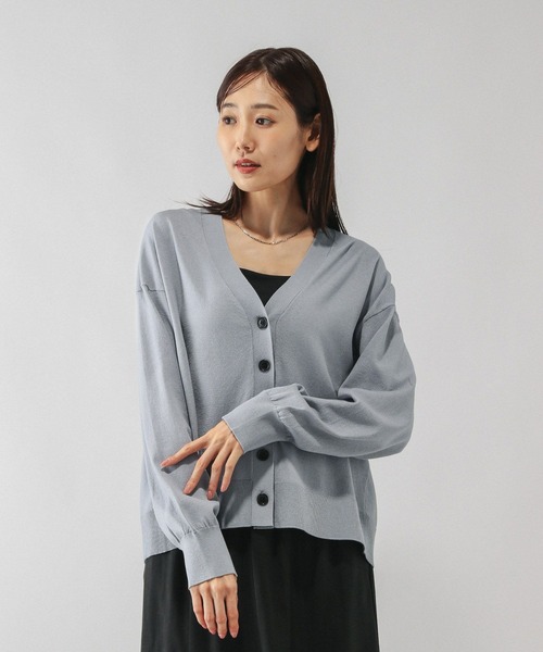 GLOBAL WORK（グローバルワーク） カーディガン ドライタッチVネック