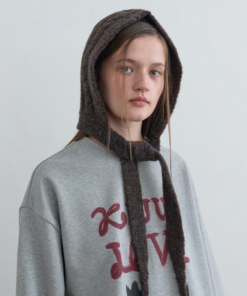 Kijun（キジュン） ニット帽 ニットキャップ レディース Cable Knit