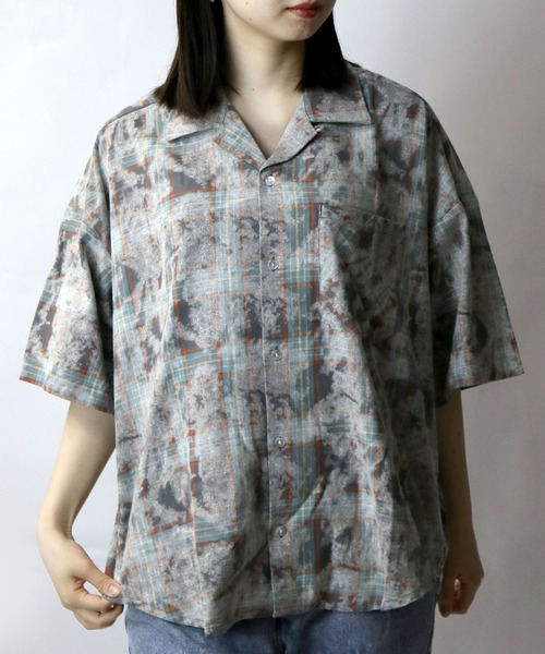 「Starting Over」 「HALHAM」半袖シャツ X-LARGE レッド メンズ_画像9