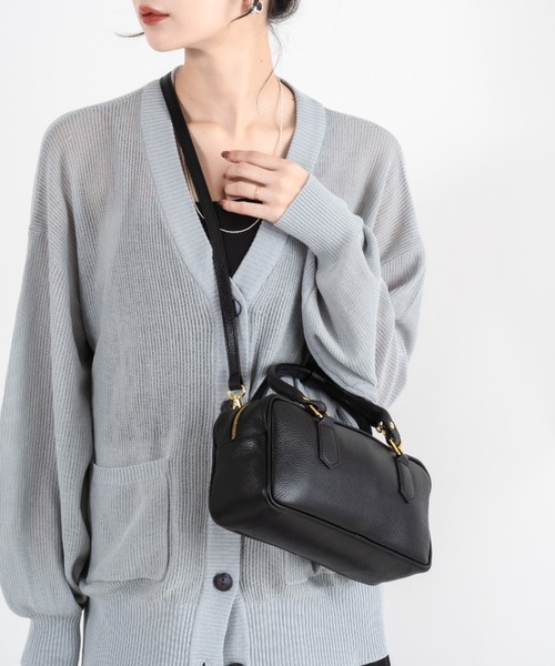 【訳あり】ANTONELLO MASI ミニボストンバッグ SCARLETT/黒 ボストンバッグ 「ANTONELLO MASI/アントネッロマージ」ミニボストン