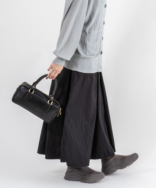 【訳あり】ANTONELLO MASI ミニボストンバッグ SCARLETT/黒 ボストンバッグ 「ANTONELLO MASI/アントネッロマージ」ミニボストン