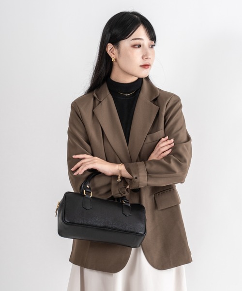 【訳あり】ANTONELLO MASI ミニボストンバッグ SCARLETT/黒 ボストンバッグ 「ANTONELLO MASI/アントネッロマージ」ミニボストン