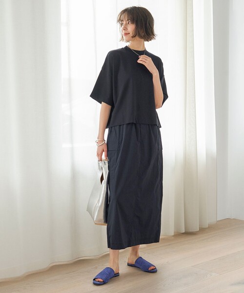 「UNFILO」 半袖Tシャツ SMALL ブラック レディース_画像4