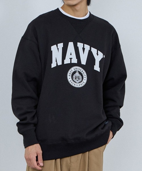 希少　レア　namco 風のクロノア　スウェット　裏起毛　トレーナー NAVY トレーナー スウェット 裏起毛ウォッシュバルーントレーナー