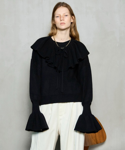 MAISON SPECIAL（メゾンスペシャル） ニット セーター 2way Ruffle