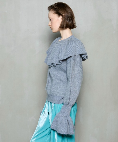 MAISON SPECIAL（メゾンスペシャル） ニット セーター 2way Ruffle
