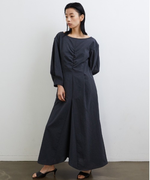 「CASA FLINE」 長袖ワンピース FREE アイボリー レディース_画像7