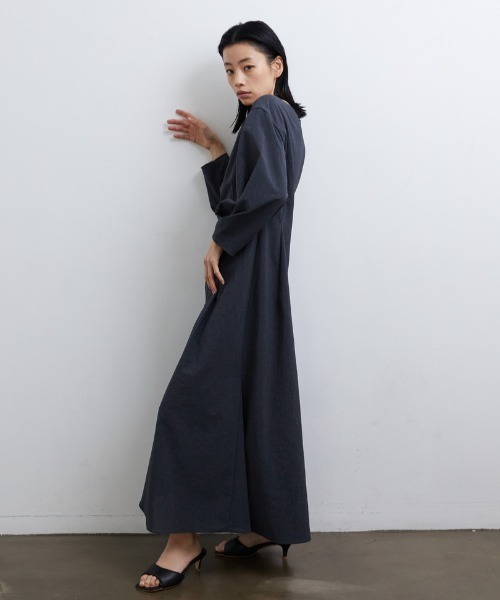 「CASA FLINE」 長袖ワンピース FREE アイボリー レディース_画像8