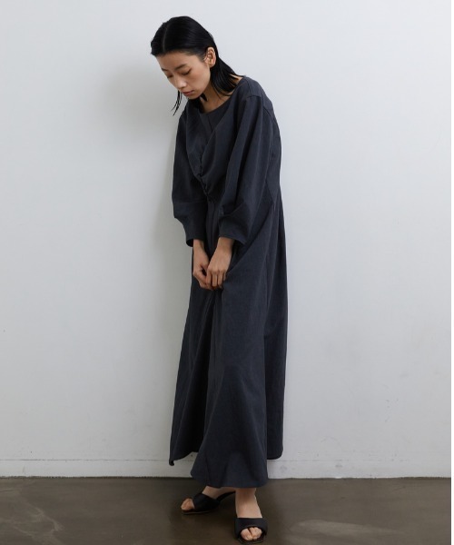 「CASA FLINE」 長袖ワンピース FREE アイボリー レディース_画像9