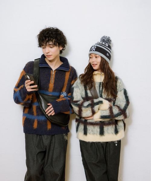 mika　Pニット　2色 Mika Yak Funnelneck Sweater - Dark Taupe Melange | FILIPPA K