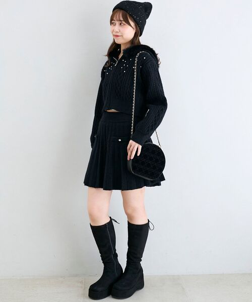 MAJESTIC LEGON（マジェスティックレゴン） スカート キラキラボタン