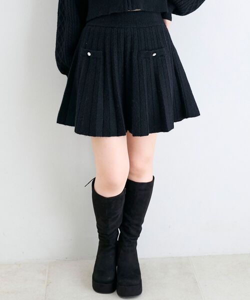 MAJESTIC LEGON（マジェスティックレゴン） スカート キラキラボタン