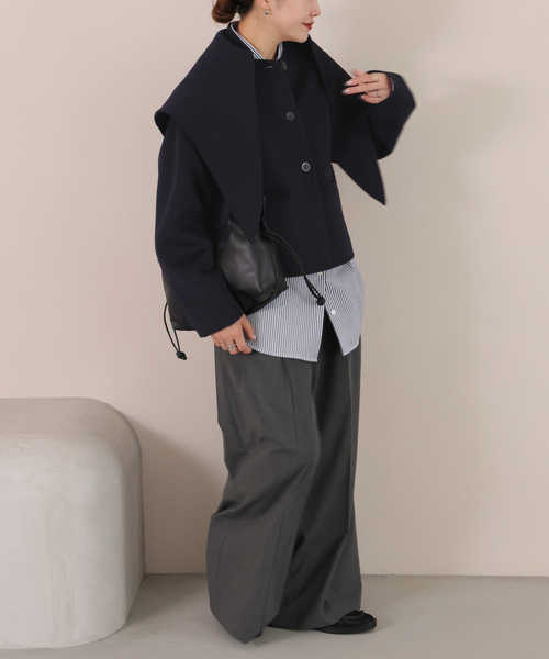 JOURNAL STANDARD ショートコート JOURNAL STANDARD コート アウター Hamilton Rever ショートコート