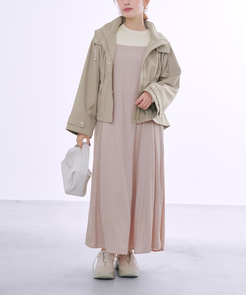COHINA（コヒナ） ワンピース 2wayとろみキャミワンピース 「低身長